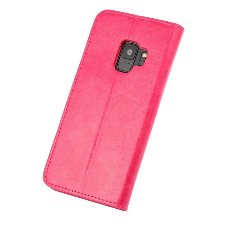 MUSUBO H3 Crazy Horse Texture Horizontal Flip PU Leather Case for Galaxy S9, with Holder & Card Slots & Wallet