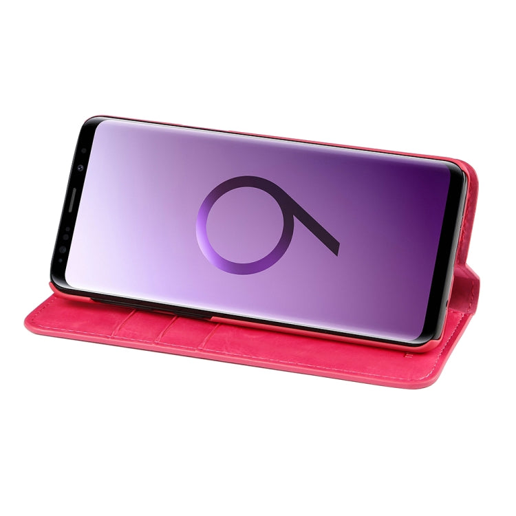MUSUBO H3 Crazy Horse Texture Horizontal Flip PU Leather Case for Galaxy S9, with Holder & Card Slots & Wallet