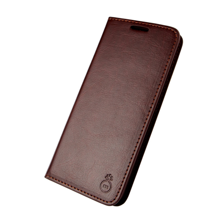MUSUBO H3 Crazy Horse Texture Horizontal Flip PU Leather Case for Galaxy S9, with Holder & Card Slots & Wallet