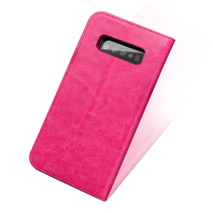 MUSUBO H3 Crazy Horse Texture Horizontal Flip PU Leather Case for Galaxy S10+, with Holder & Card Slots & Wallet