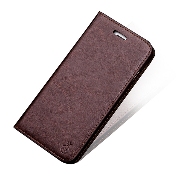 MUSUBO H3 Crazy Horse Texture Horizontal Flip PU Leather Case for Galaxy S10+, with Holder & Card Slots & Wallet