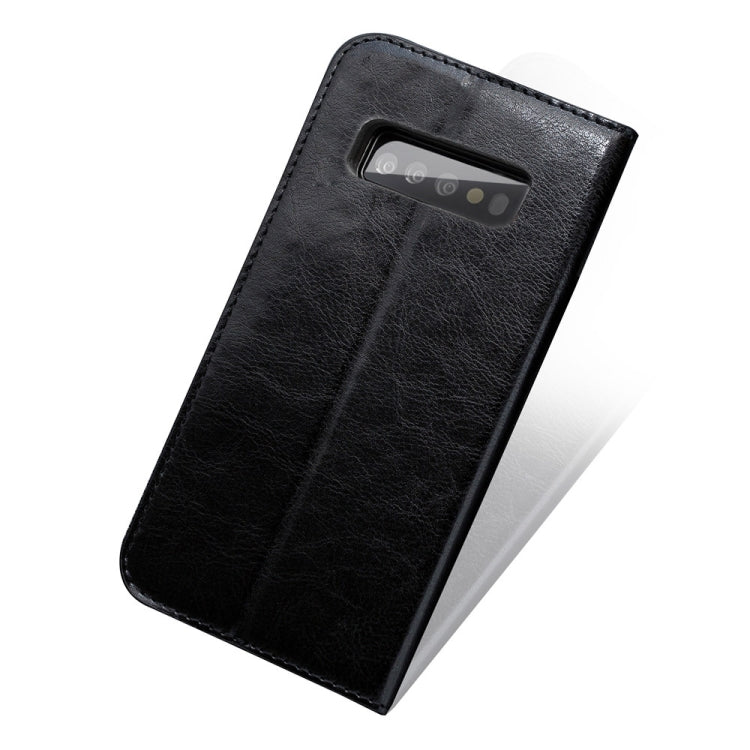 MUSUBO H3 Crazy Horse Texture Horizontal Flip PU Leather Case for Galaxy S10e, with Holder & Card Slots & Wallet
