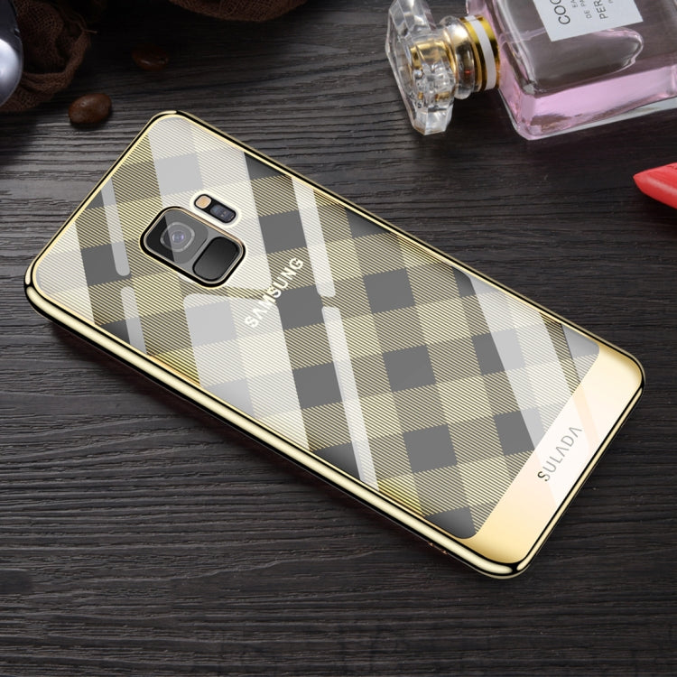 SULADA Plating + Radium Carving TPU Soft Case for Galaxy S9