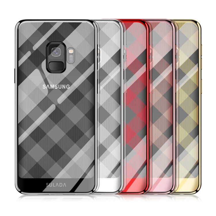 SULADA Plating + Radium Carving TPU Soft Case for Galaxy S9