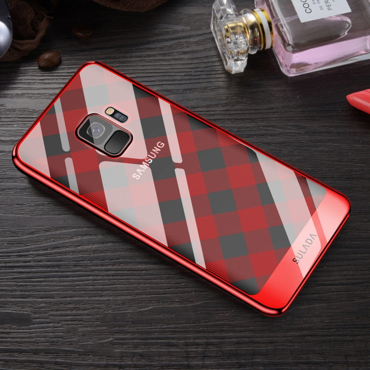 SULADA Plating + Radium Carving TPU Soft Case for Galaxy S9