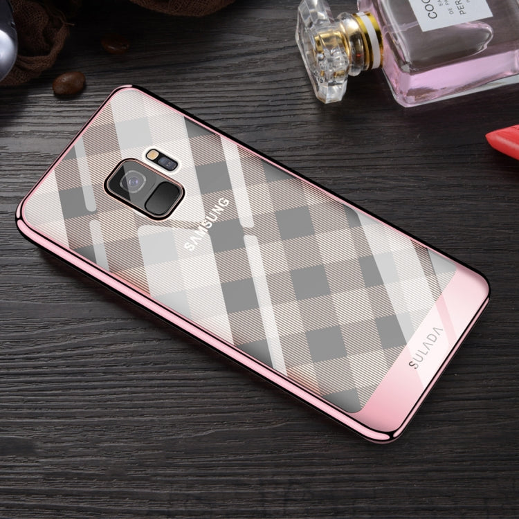 SULADA Plating + Radium Carving TPU Soft Case for Galaxy S9