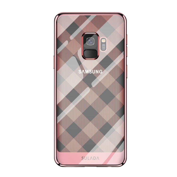 SULADA Plating + Radium Carving TPU Soft Case for Galaxy S9