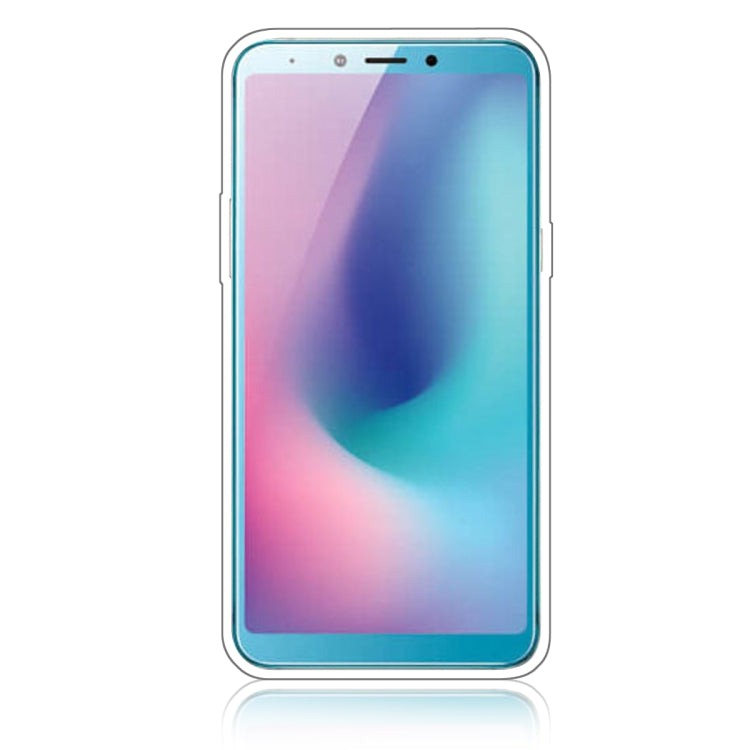 Glittery Powder Shockproof TPU Case for Galaxy A6s, with 360 Degree Rotation Ring Holder
