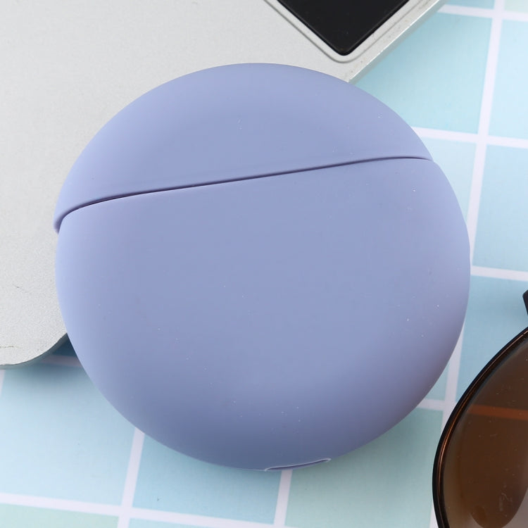 For Huawei FreeBuds 3 Round Liquid Silicone Earphones Protective Case