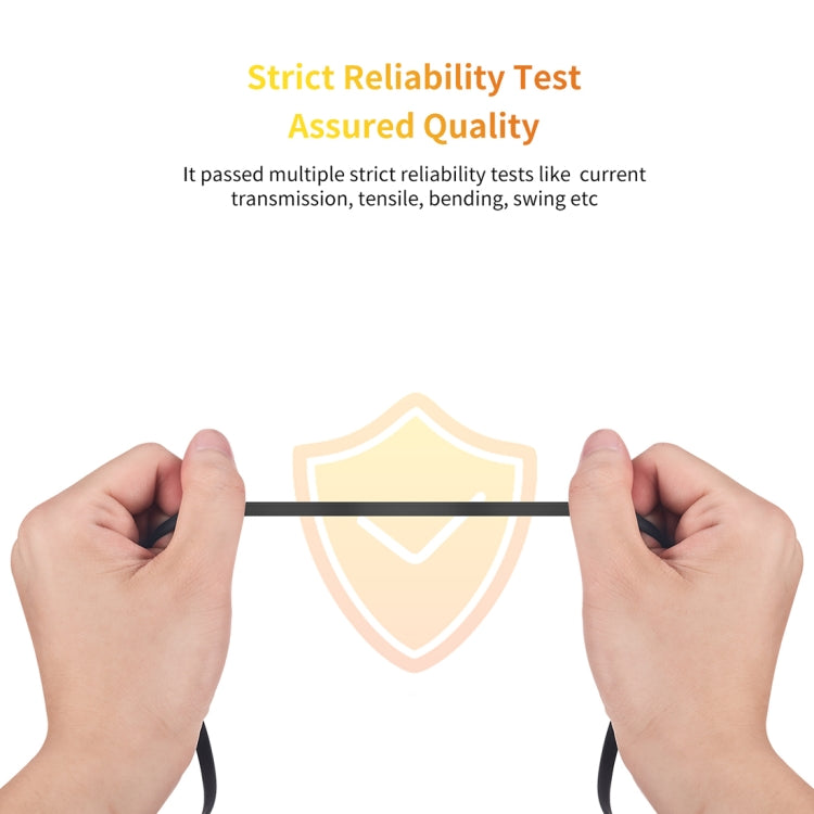 ROCK S2 2A Type-C / USB-C Double Suction Cup Design Gaming Charging Data Cable, Length: 120cm (Black)