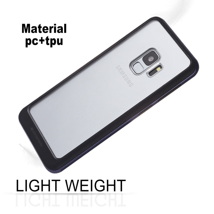 GOOSPERY New Bumper X for Galaxy S9 PC + TPU Shockproof Hard Protective Back Case