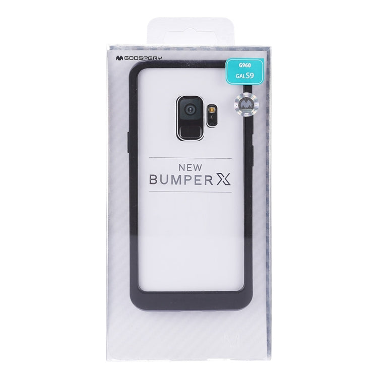 GOOSPERY New Bumper X for Galaxy S9 PC + TPU Shockproof Hard Protective Back Case
