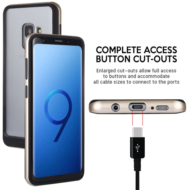 GOOSPERY New Bumper X for Galaxy S9 PC + TPU Shockproof Hard Protective Back Case