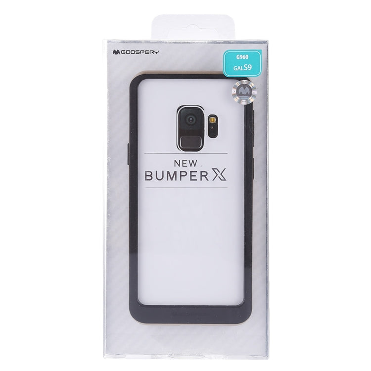 GOOSPERY New Bumper X for Galaxy S9 PC + TPU Shockproof Hard Protective Back Case