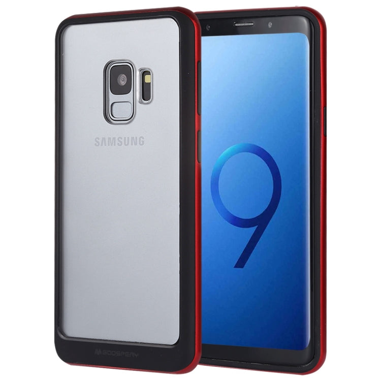 GOOSPERY New Bumper X for Galaxy S9 PC + TPU Shockproof Hard Protective Back Case