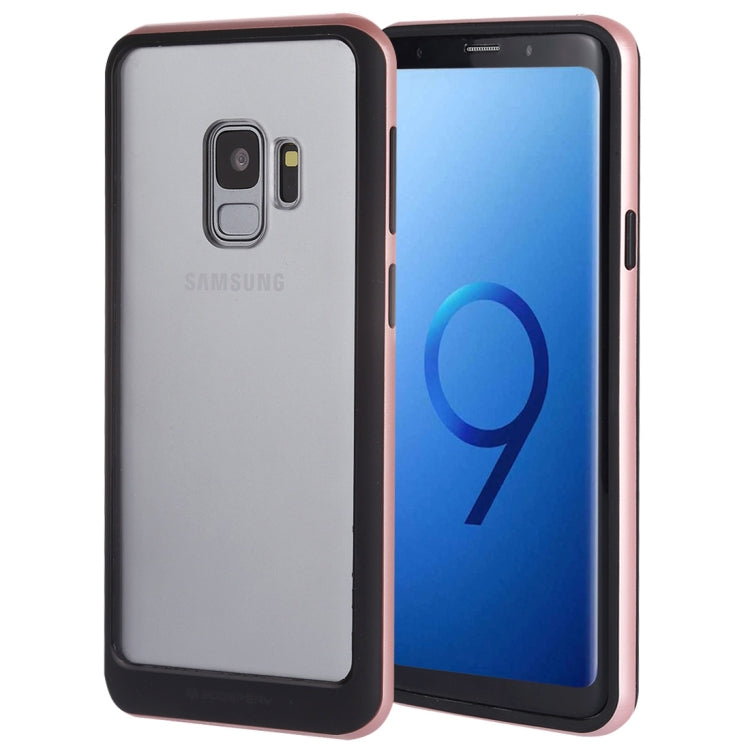 GOOSPERY New Bumper X for Galaxy S9 PC + TPU Shockproof Hard Protective Back Case
