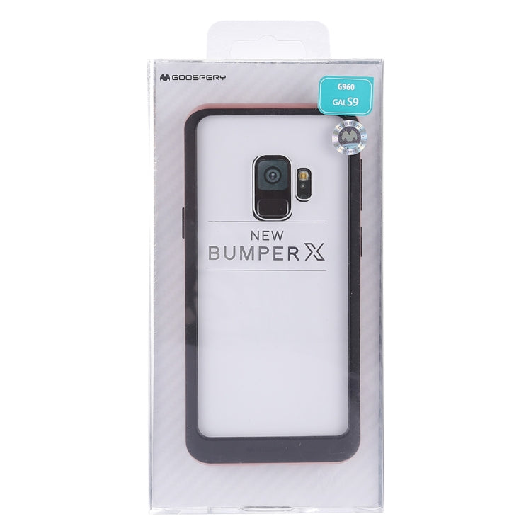 GOOSPERY New Bumper X for Galaxy S9 PC + TPU Shockproof Hard Protective Back Case