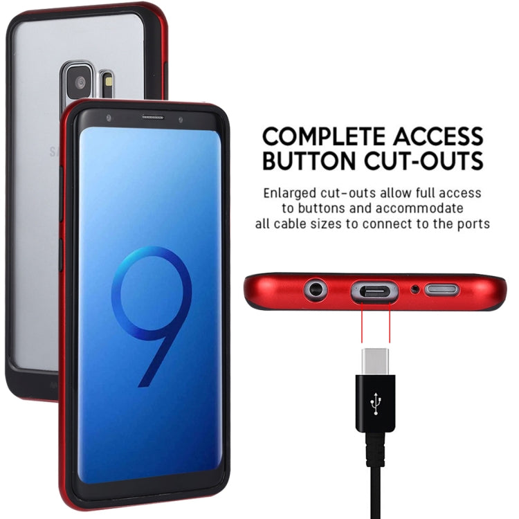 GOOSPERY New Bumper X for Galaxy S9 PC + TPU Shockproof Hard Protective Back Case