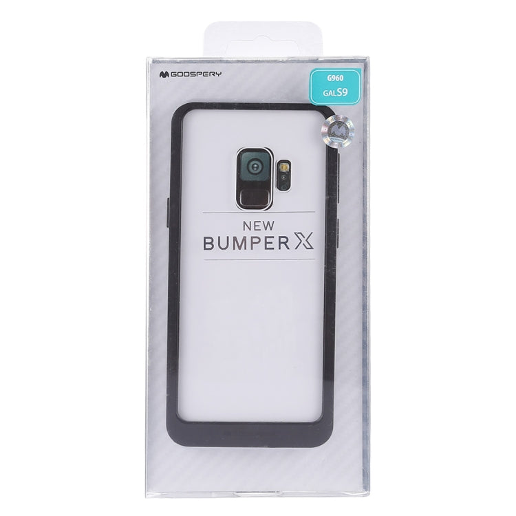 GOOSPERY New Bumper X for Galaxy S9 PC + TPU Shockproof Hard Protective Back Case