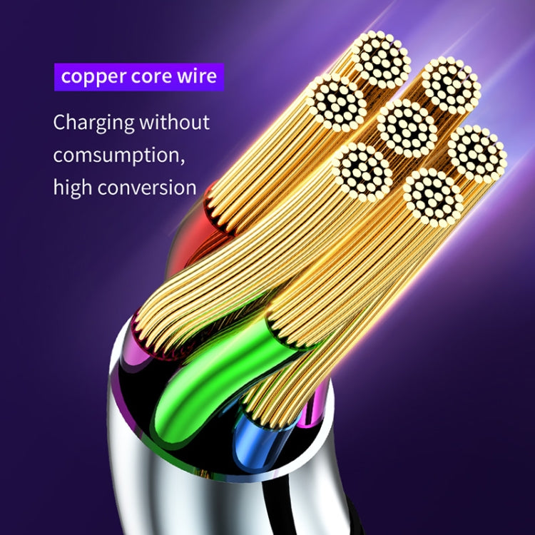 TOTUDESIGN Speedy Series BT-001 PD 5A USB-C / Type-C Interface Data Sync Fast Charge Data Cable, Cable Length: 1m(Grey)