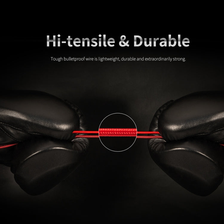 ROCK Z9 2A Micro Hi-tensile Sync Round Charging Cable, Length: 100cm