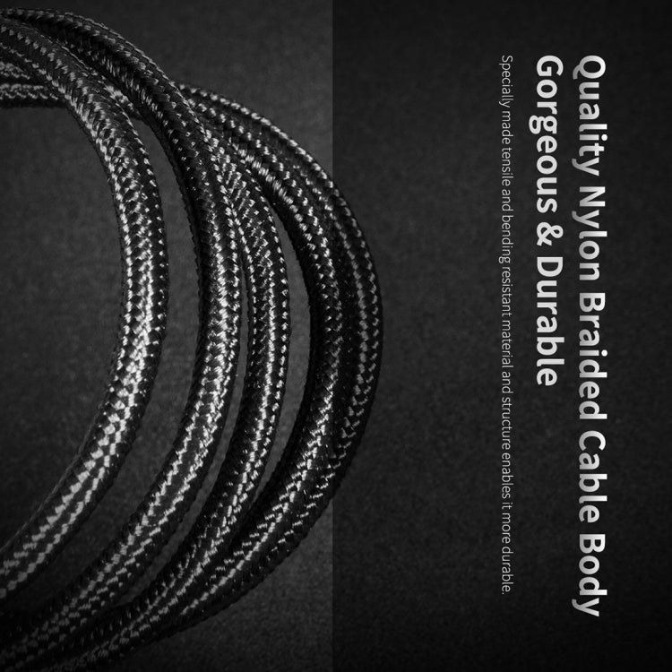 ROCK Z9 2A Micro Hi-tensile Sync Round Charging Cable, Length: 100cm