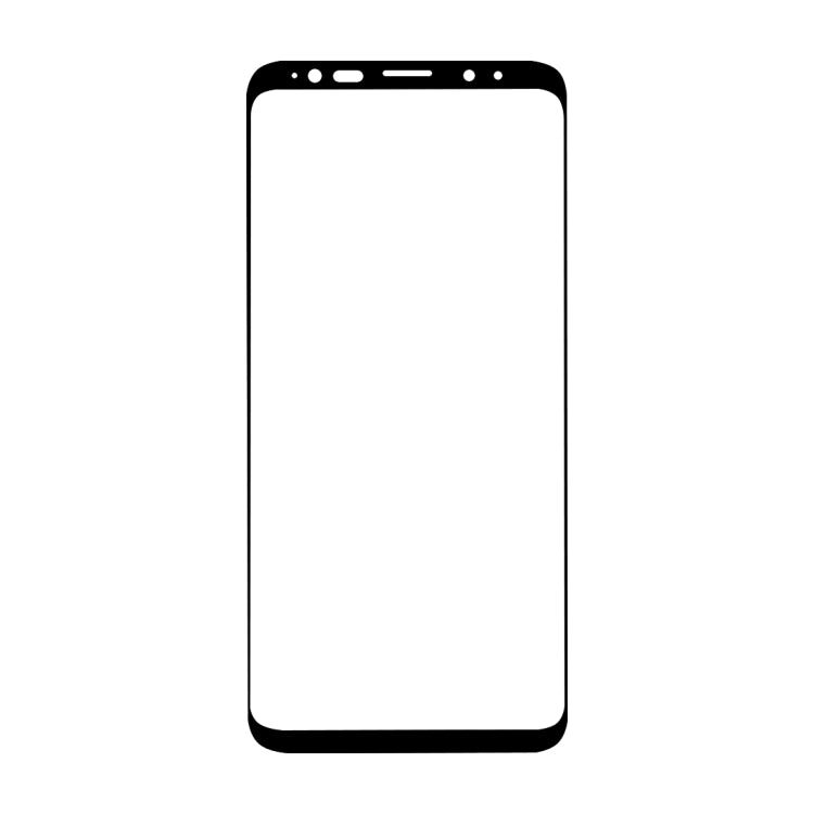 25 PCS For Galaxy S9 0.33mm 9H Surface Hardness 3D Curved Edge Anti-scratch Full Screen HD Fully Adhesive Glass Screen Protector (Black)
