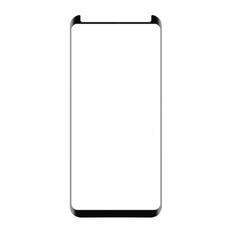 25 PCS 9H 3D Galaxy S9 Plus 9H 3D curved surface reduction fully gummed tempered glass film (color: black)(Black)