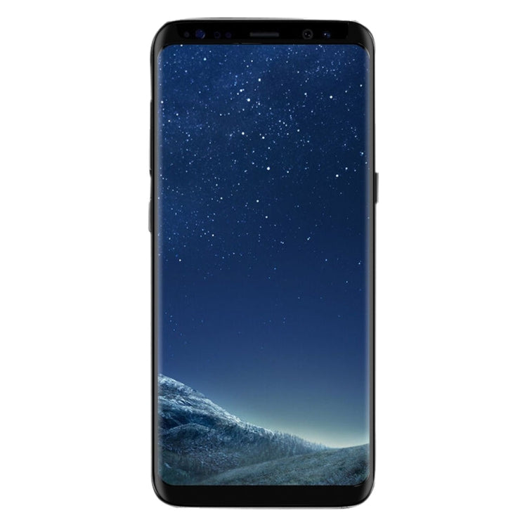 25 PCS For Galaxy S8 Plus / G955 0.26mm 9H Surface Hardness 3D Explosion-proof Non-full Screen Curved Fully Adhesive Case Friendly Tempered Glass Film (Black)