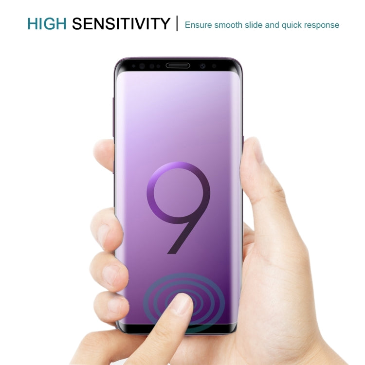 25 PCS 9H 3D Full Screen Tempered Glass Film for Galaxy S9 (Transparent)