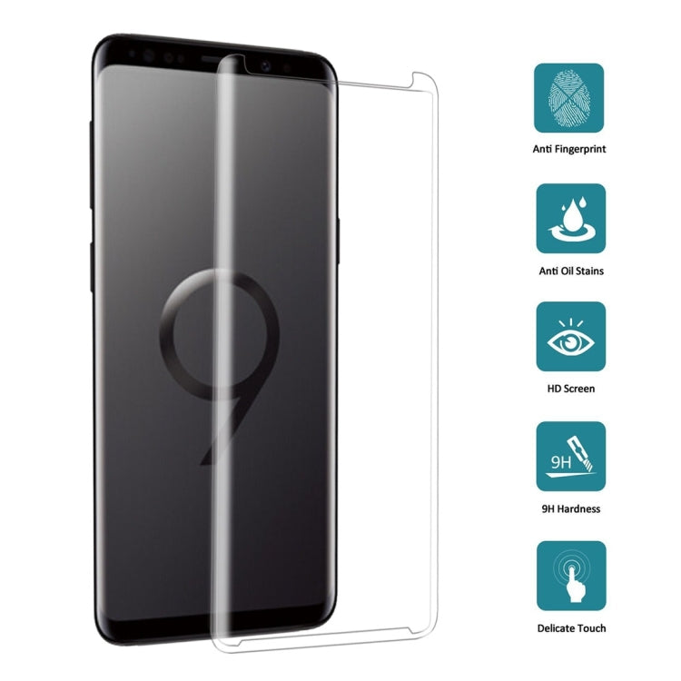 25 PCS For Galaxy S9 9H Surface Hardness 3D Curved Edge Anti-scratch Non-full Screen HD Tempered Glass Screen Protector