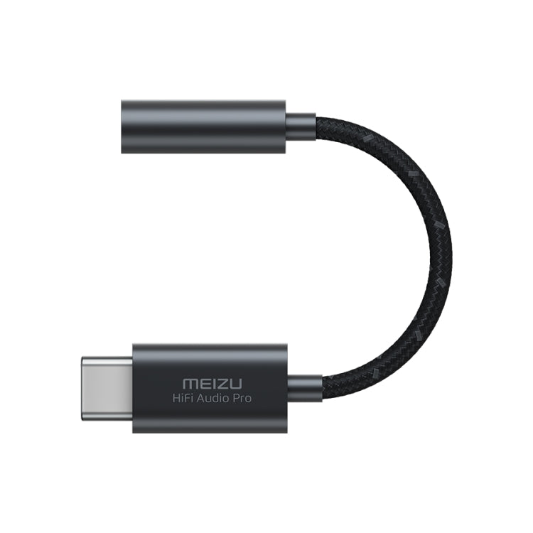 Original MEIZU 3.5mm  Female to USB-C / Type-C Male HIFI Decoding Headphone Amplifier PRO(Black)