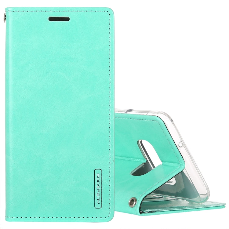 GOOSPERY BLUE MOON FLIP Series Crazy Horse Texture Horizontal Flip Leather Case for Galaxy S10e, with Holder & Card Slots & Wallet