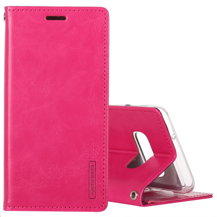 GOOSPERY BLUE MOON FLIP Series Crazy Horse Texture Horizontal Flip Leather Case for Galaxy S10e, with Holder & Card Slots & Wallet