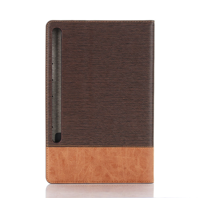 For Galaxy Tab S6 T860 / T865 Cross Texture Horizontal Flip Leather Case with Holder & Card Slots & Wallet