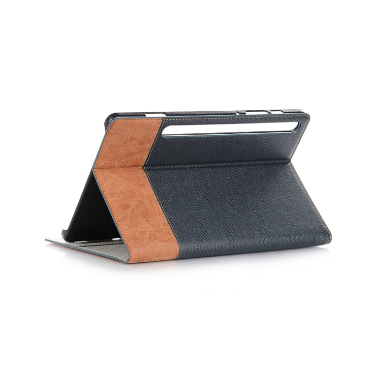 For Galaxy Tab S6 T860 / T865 Cross Texture Horizontal Flip Leather Case with Holder & Card Slots & Wallet