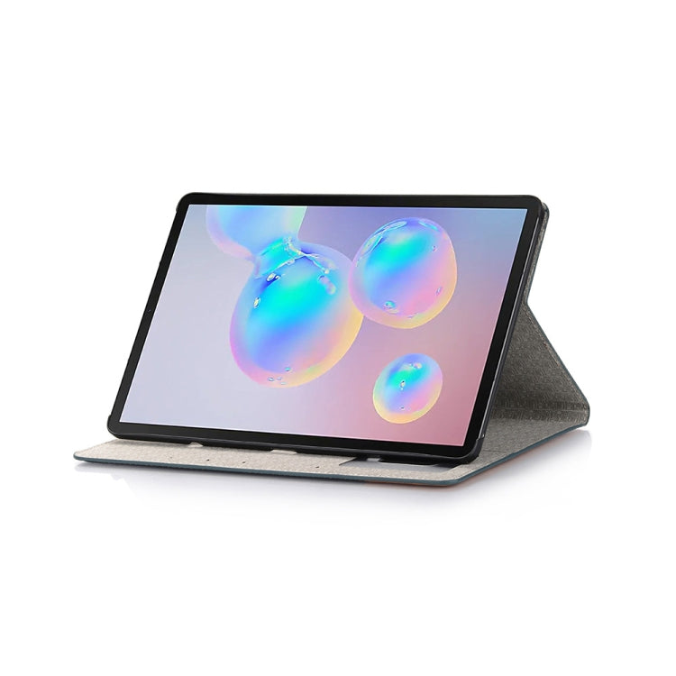 For Galaxy Tab S6 T860 / T865 Cross Texture Horizontal Flip Leather Case with Holder & Card Slots & Wallet
