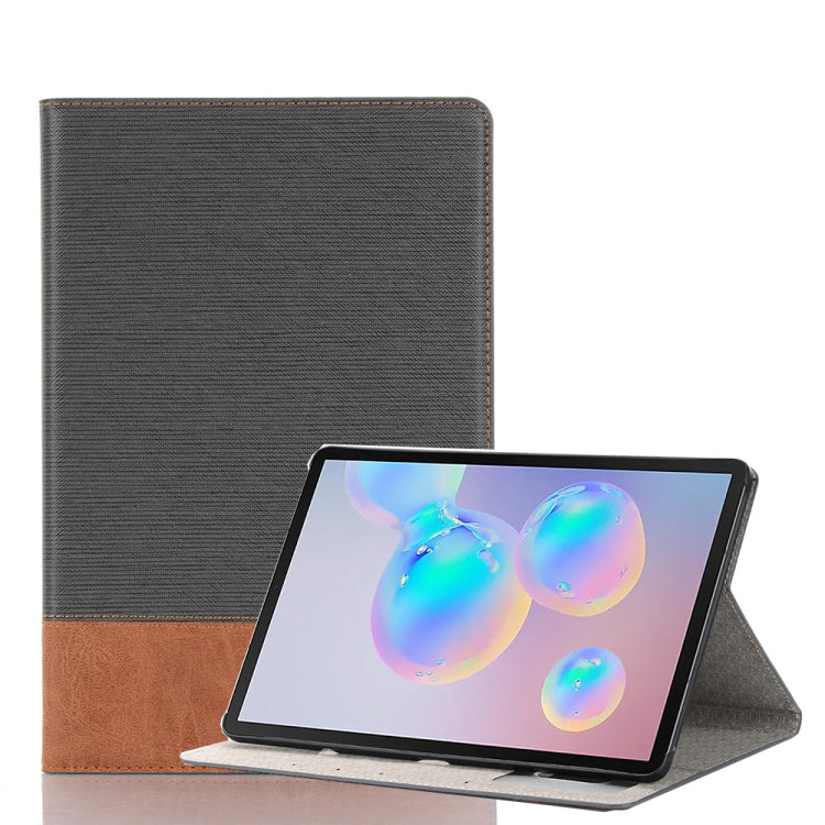 For Galaxy Tab S6 T860 / T865 Cross Texture Horizontal Flip Leather Case with Holder & Card Slots & Wallet
