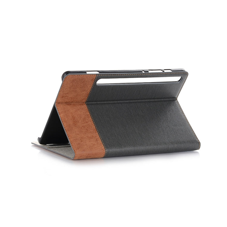 For Galaxy Tab S6 T860 / T865 Cross Texture Horizontal Flip Leather Case with Holder & Card Slots & Wallet