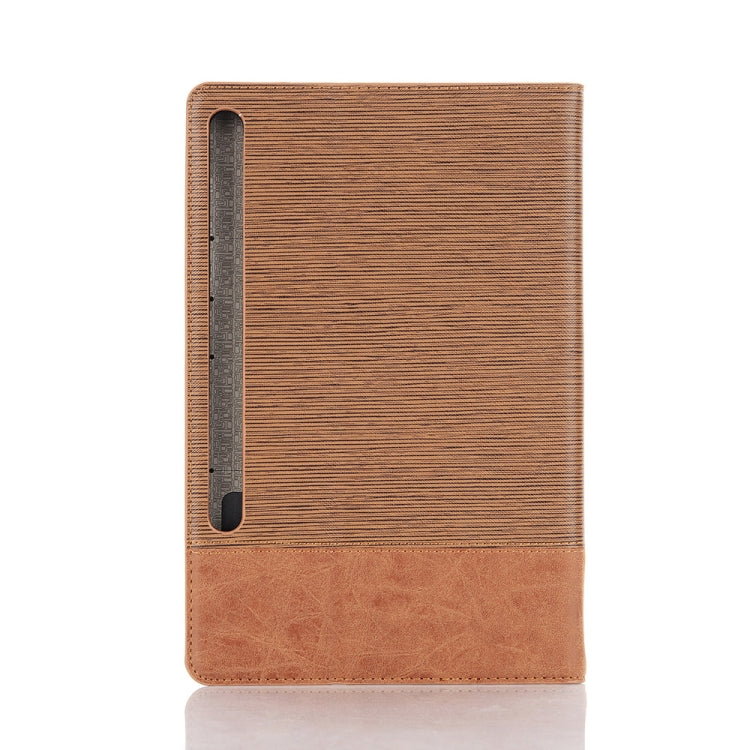 For Galaxy Tab S6 T860 / T865 Cross Texture Horizontal Flip Leather Case with Holder & Card Slots & Wallet