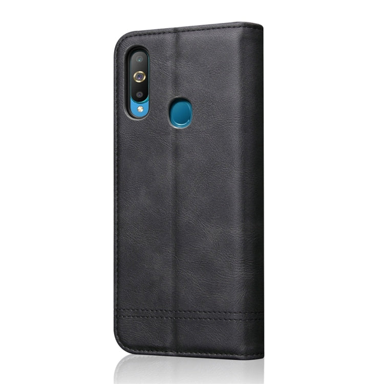 Casual Style Retro Crazy Horse Texture Horizontal Flip Leather Case for Galaxy A60 / M40, with Card Slots & Holder & Wallet