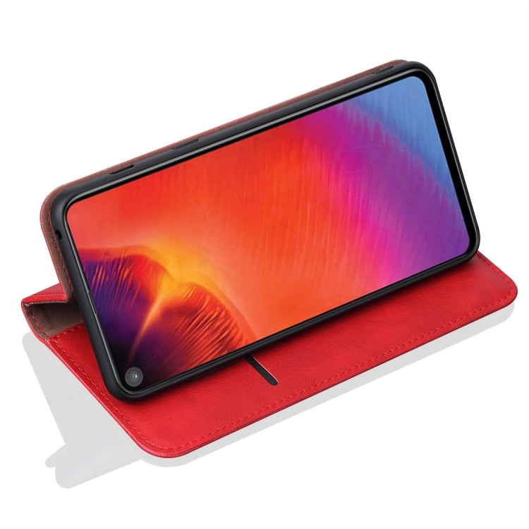Casual Style Retro Crazy Horse Texture Horizontal Flip Leather Case for Galaxy A60 / M40, with Card Slots & Holder & Wallet