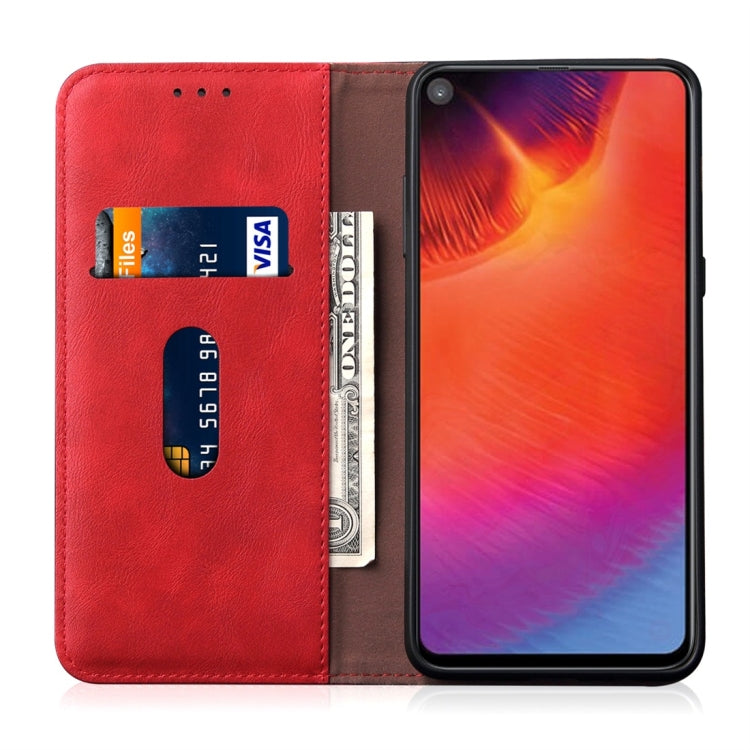Casual Style Retro Crazy Horse Texture Horizontal Flip Leather Case for Galaxy A60 / M40, with Card Slots & Holder & Wallet