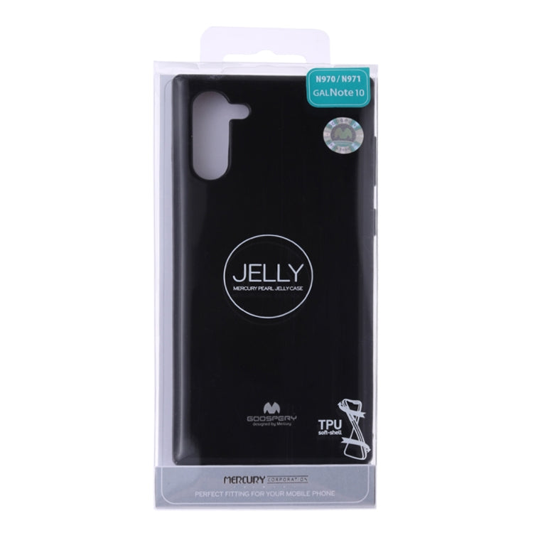 GOOSPERY JELLY TPU Shockproof and Scratch Case for Galaxy Note 10