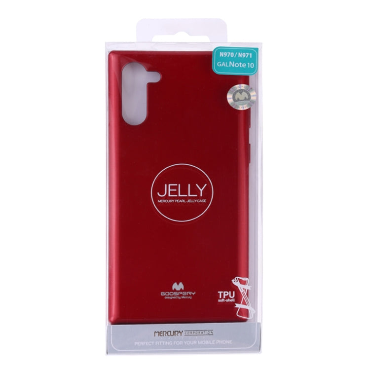 GOOSPERY JELLY TPU Shockproof and Scratch Case for Galaxy Note 10