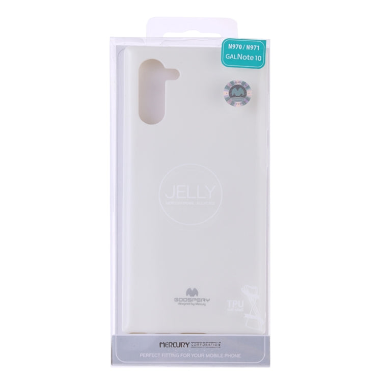 GOOSPERY JELLY TPU Shockproof and Scratch Case for Galaxy Note 10