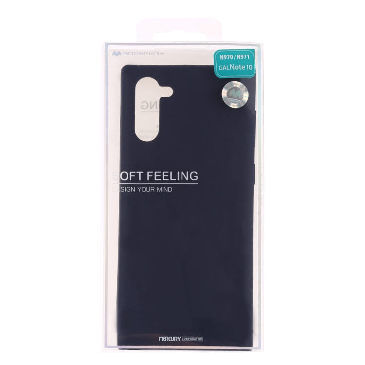 GOOSPERY SF JELLY TPU Shockproof and Scratch Case for Galaxy Note 10