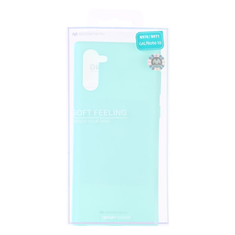 GOOSPERY SF JELLY TPU Shockproof and Scratch Case for Galaxy Note 10