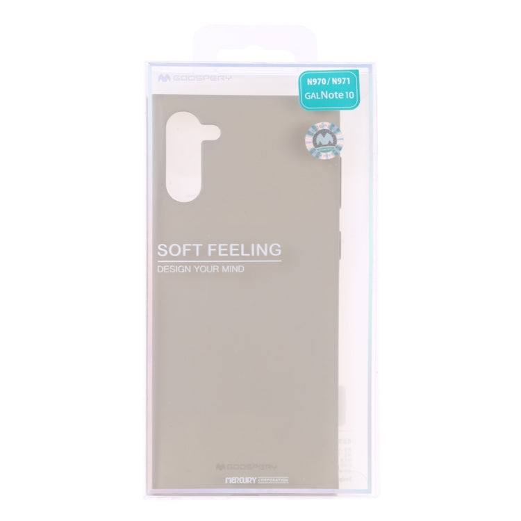 GOOSPERY SF JELLY TPU Shockproof and Scratch Case for Galaxy Note 10