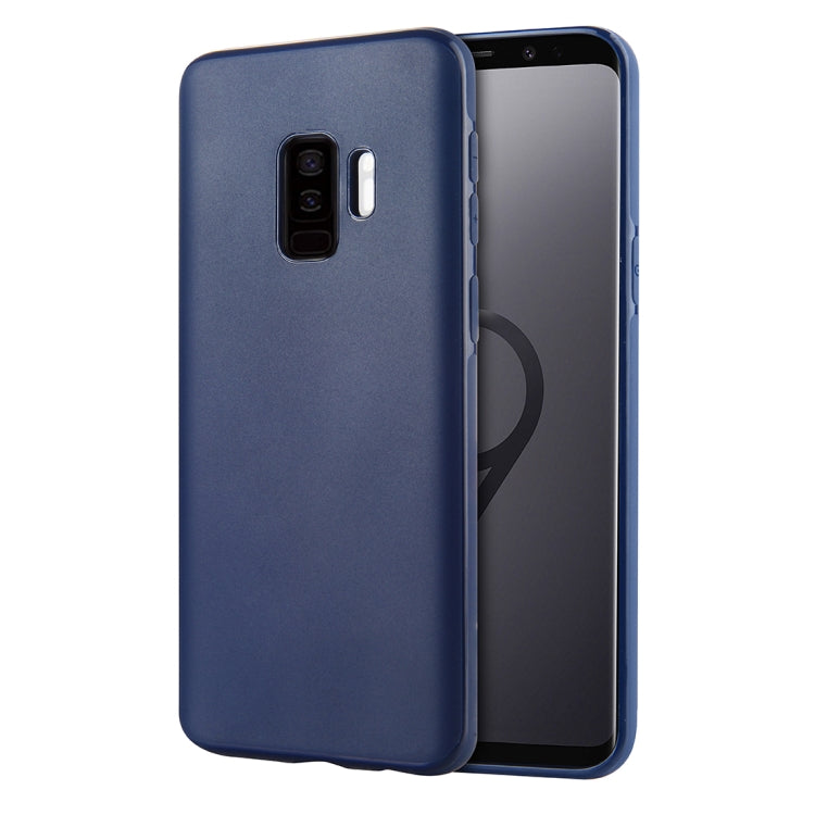 SULADA Car Series Magnetic Suction TPU Case for Galaxy S9+(Blue)
